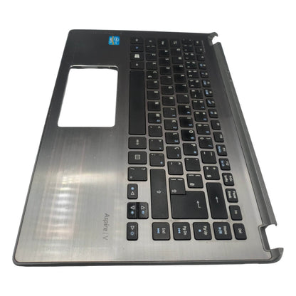Carcaca Palmrest com Teclado PT-BR Acer Aspire V5-472 V5-472G V5-473 V5-473G Sem Touchpad EAZQK007020 Com Detalhe