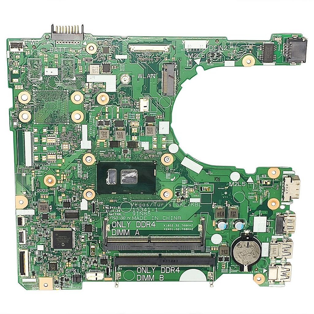 Placa Mãe Notebook Dell Vostro 14 3468 Ddr4 15341-1 Intel i3 6 Geração