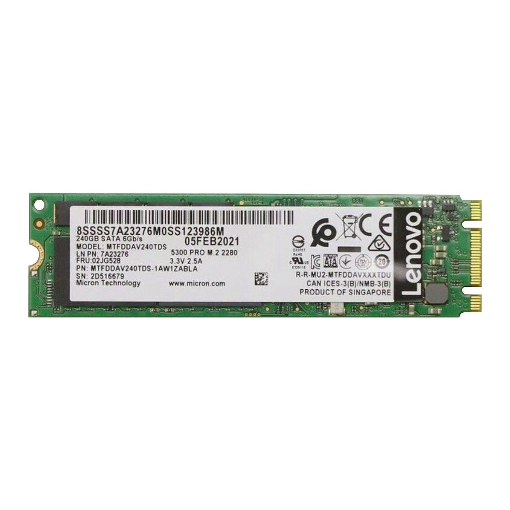 Ssd 240gb M.2 2280 Lenovo Sata 6Gb/s