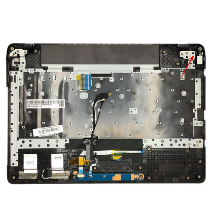Carcaça Base Superior Notebook Samsung Np370e4k Com Detalhe