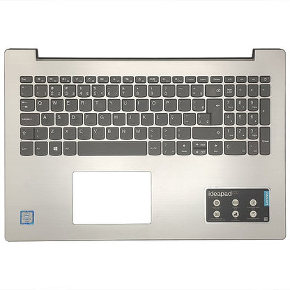 Carcaça Palmrest Teclado Notebook Lenovo IdeaPad 320-15 330-15 5S50R06244 AP18C000410 Prata