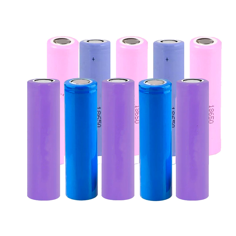 10 Bateria de Litio 18650 Pilha 3.7v 3000mAh a 3500mAh até 30 Miliohms