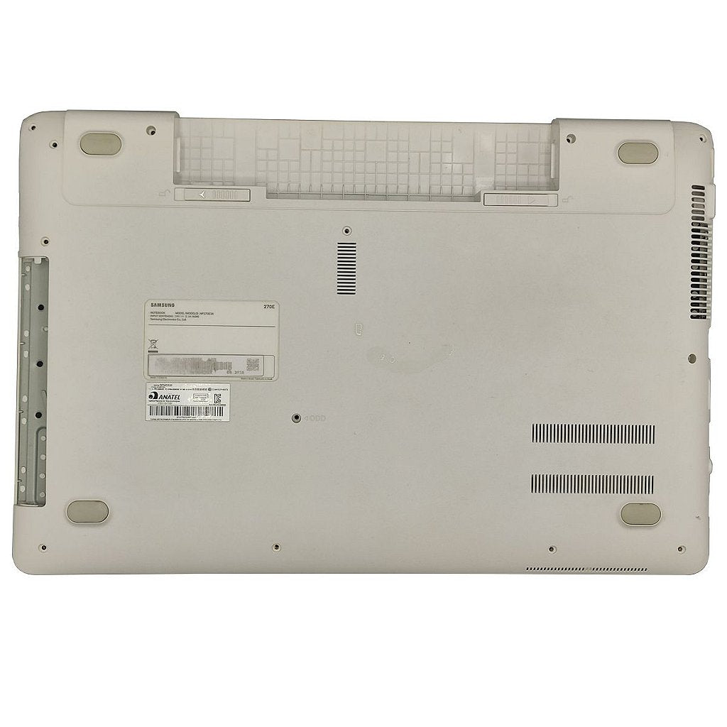 Carcaça Base Com Teclado Notebook Samsung Np270e5k Branco