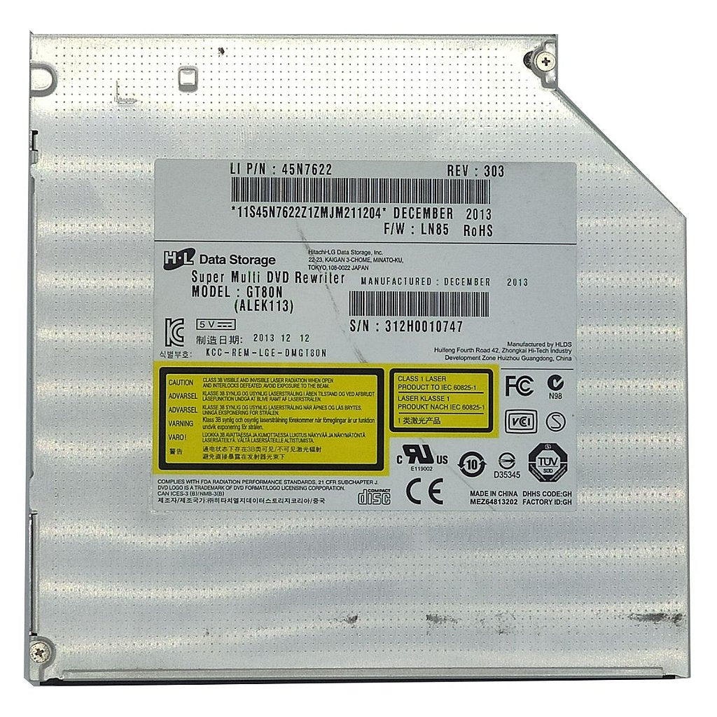Gravador E Leitor Dvd E Cd Notebook Sata Modelo Gt80n
