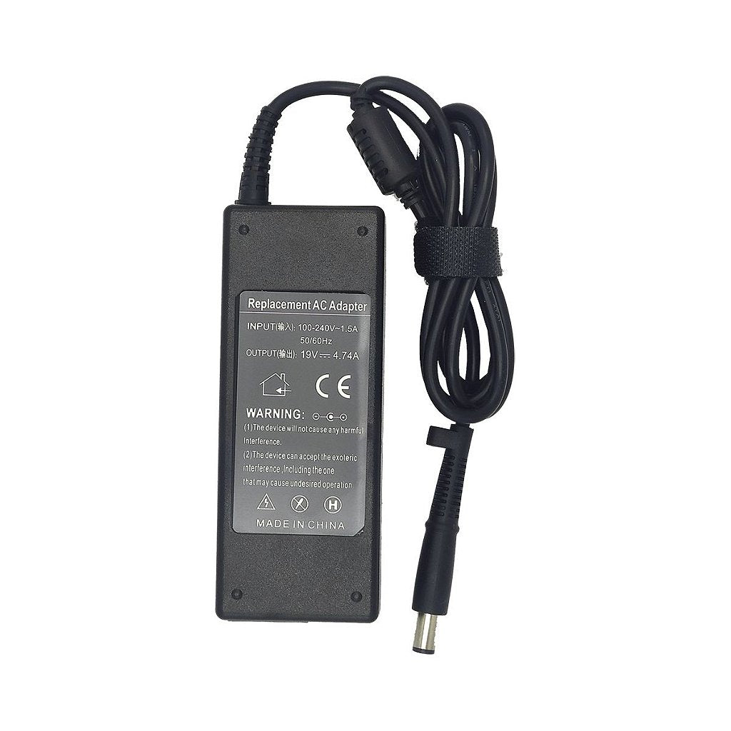 Carregador de Notebook Hp Pavilion G4 G42 G60 Dv4 Dv5 Dv6 Dm4 19v 4.74a 7.4x5.0mm 90w Bivolt