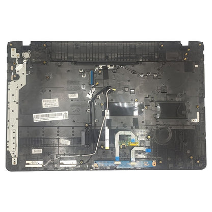 Carcaça Da Base Superior Notebook Samsung Np270e5g Preto Azulado - Detalhe