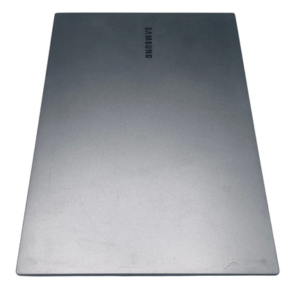 Carcaça Tampa Notebook Samsung Np550xcj Prata Com Detalhe