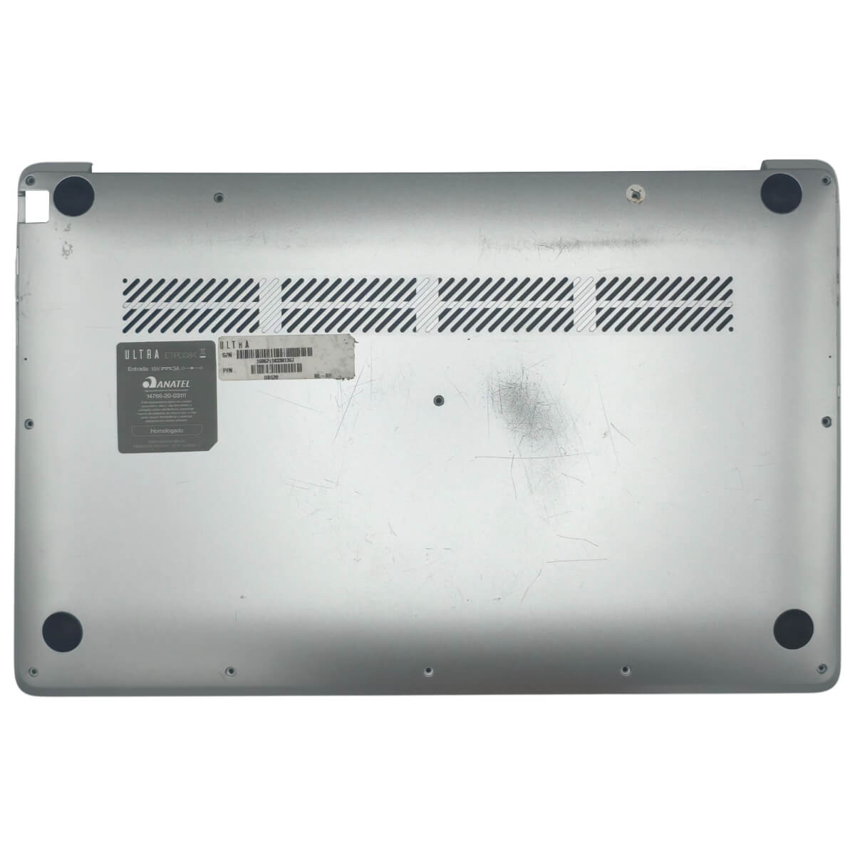 Carcaça Base Inferior Notebook Multilaser Ultra UB520 Com Detalhe
