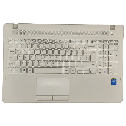 Carcaça Base Com Teclado Notebook Samsung Np270e5k Branco