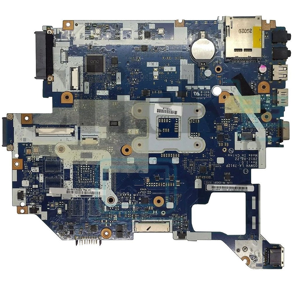Placa Mãe Notebook Acer Aspire E1-521 E1-531 E1-571 Q5wvh 7912p Celeron