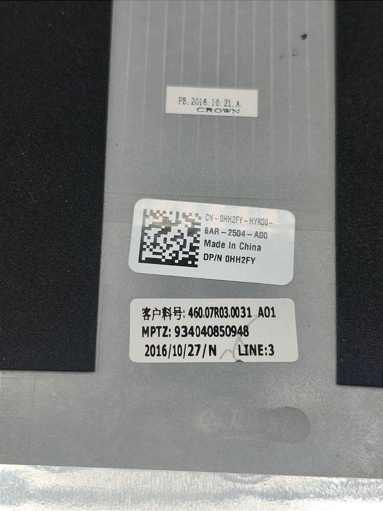 Carcaça Tampa Notebook Dell Inspiron 13 5368 5378 Cinza