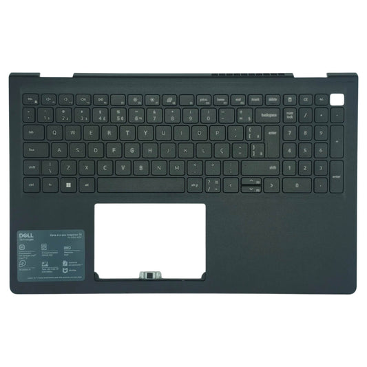 Carcaça Base Superior Com Teclado PT-BR Dell Inspiron 3520 3521 3525 3530 Sem USB-C Cinza Escuro 0418CV Com Detalhe