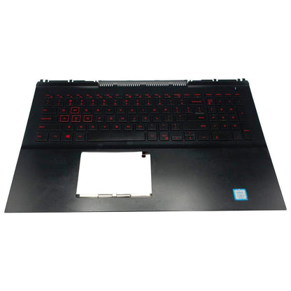 Carcaça Base Superior Com Teclado Retroiluminado Notebook Dell Inspiron 15 7566 7567 Preto