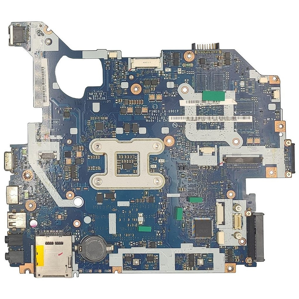 Placa Mãe Notebook Acer Aspire 5750 5750z P5we0 La-6901p Intel I3 I5 I7 Hm65 - Detalhe