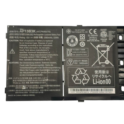 Bateria Notebook Acer Aspire V5-472 V5-572 V5-573 V7-482 R7-571 M5-583 Original AP13B3K 53Wh