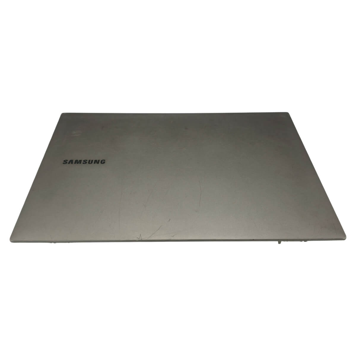 Tampa da Tela Notebook Samsung NP550XCJ BA98-02767A Prata Com Detalhe