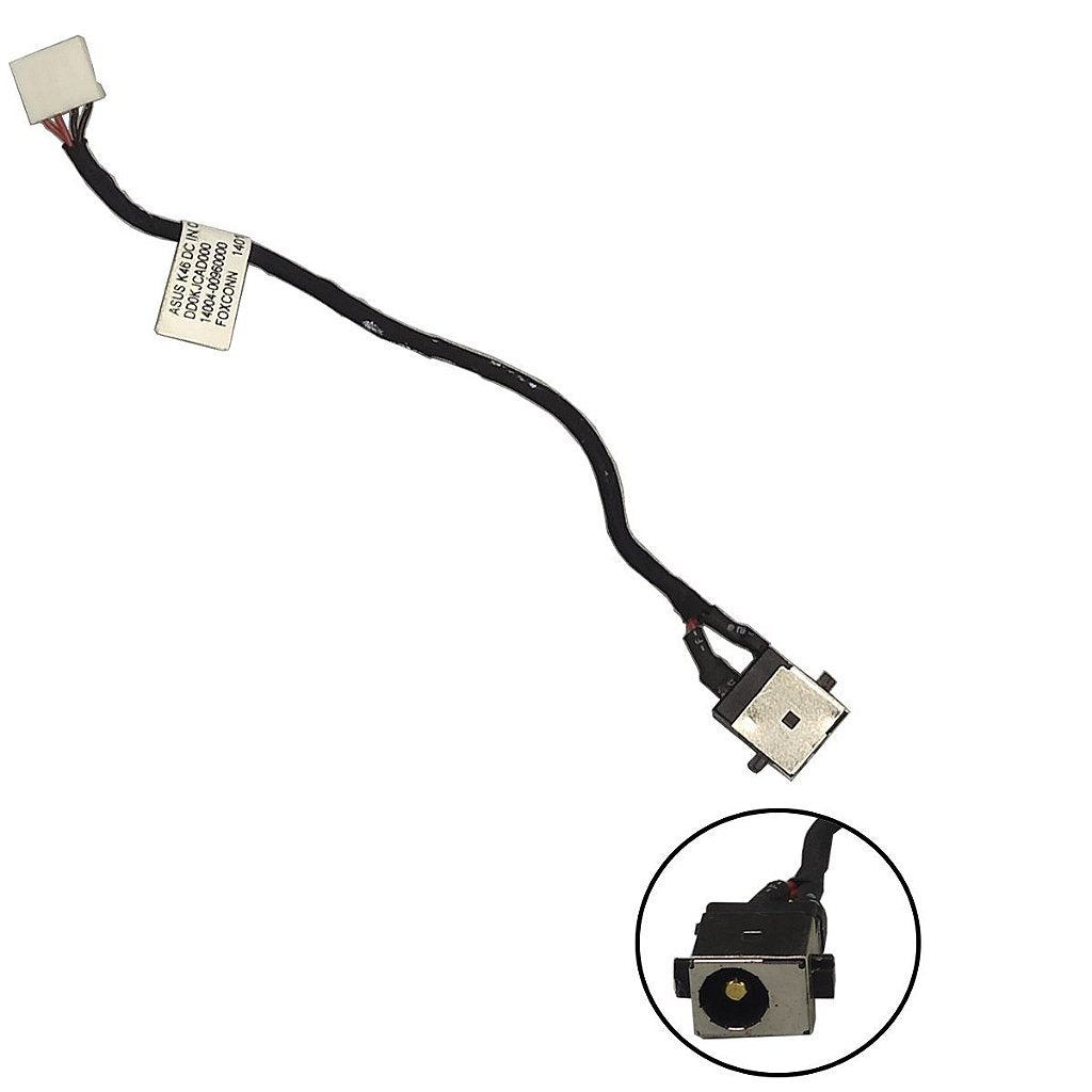 Conector Jack Notebook Asus K46 K46c K46ca K46cb K46c K46cm K48ca S405ca S46 S46c S46ca S46cb E46 E46c Dk46 Dd0kjcad000