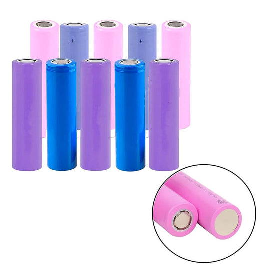 10 Bateria de Litio 18650 Pilha 3.7v 1500mAh a 1900mAh até 79 Miliohms