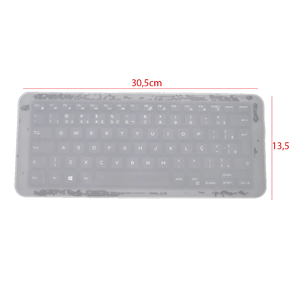 Protetor de Teclado Notebook 14 e 13 Polegadas Silicone Antibactericida