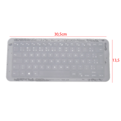 Protetor de Teclado Notebook 14 e 13 Polegadas Silicone Antibactericida