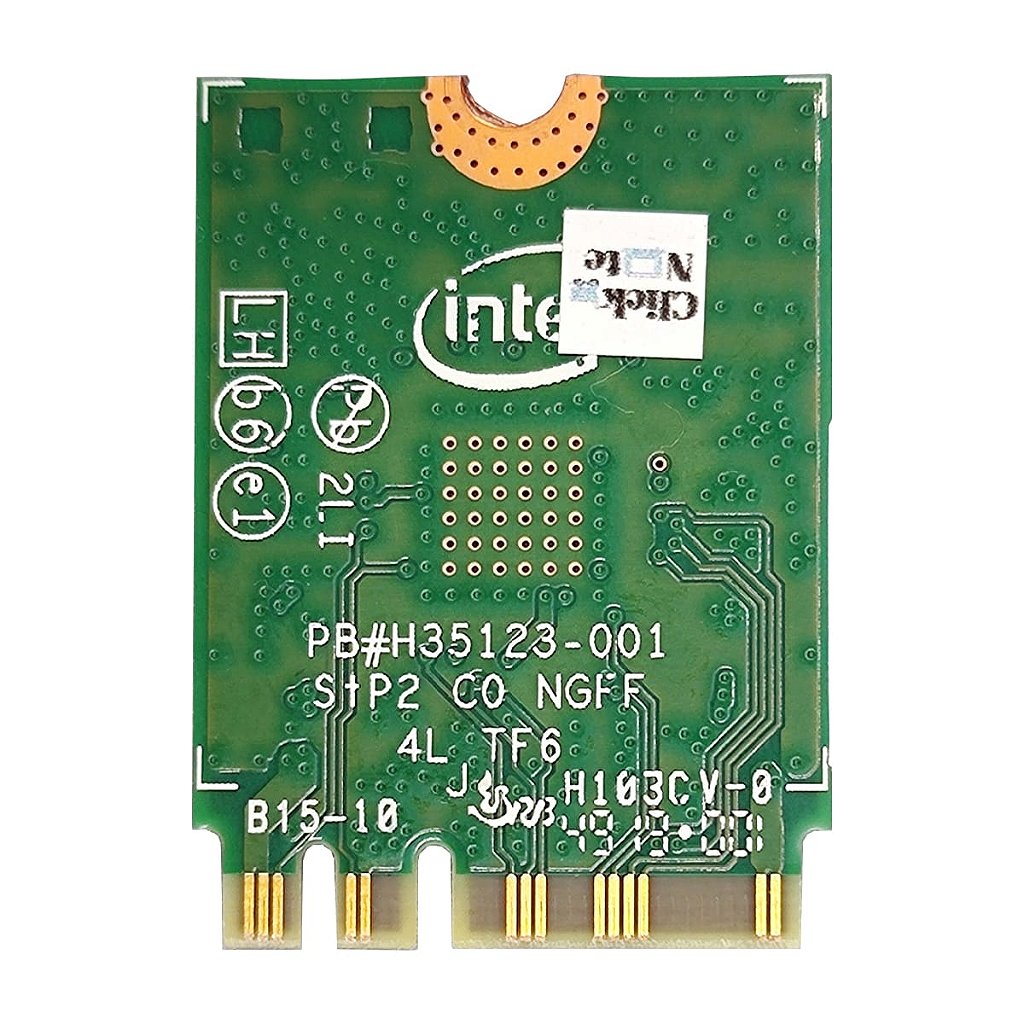 Placa Wireless Wifi Dual Band 5ghz Notebook Intel 3165ngw