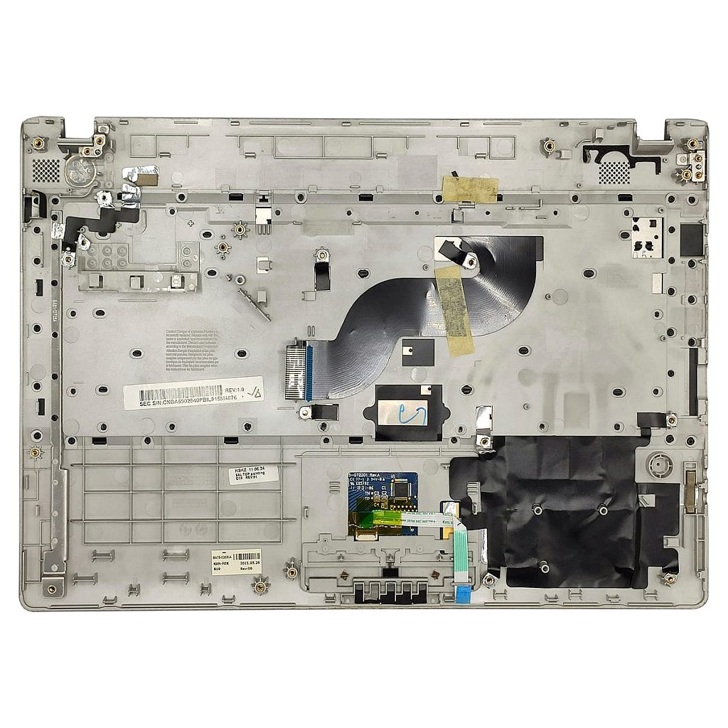 Carcaça Base Superior Com Teclado Notebook Samsung Rv411 Rv415 Rv419 Rv420 Com Detalhe