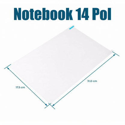 Película Fosca para Notebook 14 e 15,6 Polegadas Anti Reflexo e Anti Luz Azul - Antirreflexiva Estática Sem Cola